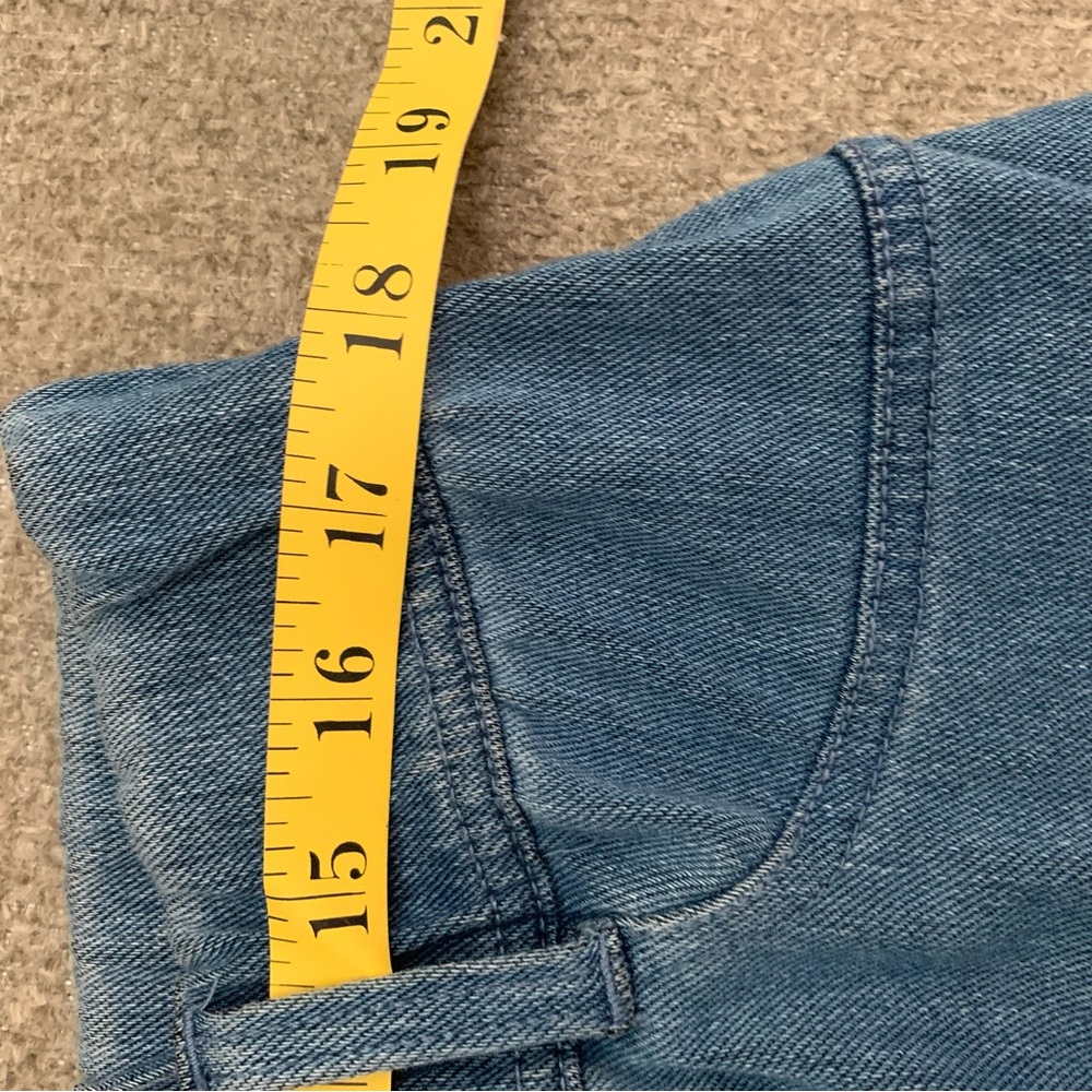 Land’s End comfort denim pants for women. Size 1X, pre-owned. Elastic waist - Picture 5 of 12